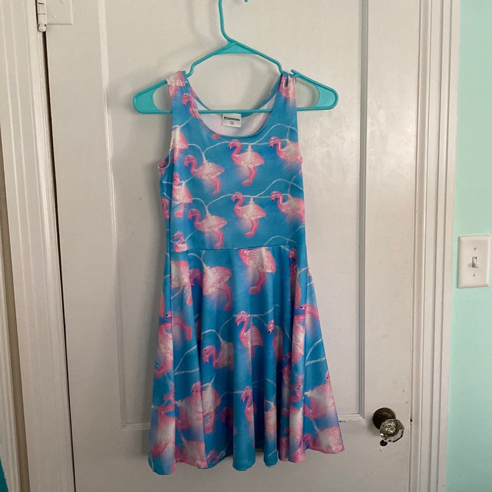 Flamingo Fit and Flare Dress